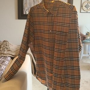 Burberry plaid shirt